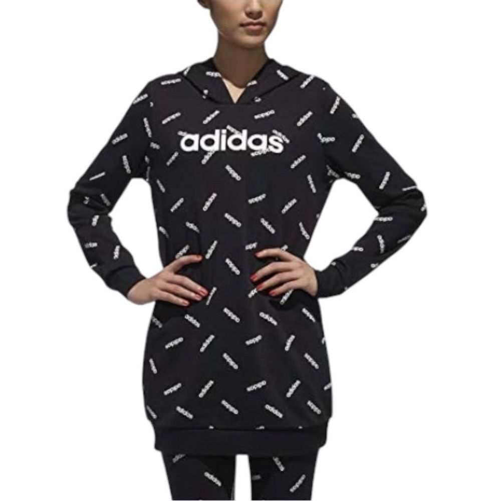 Adidas Women’s Allover Print Hoodie Dress | Size Small